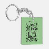 Noch ein Kapitel-Buch Schlüsselanhänger (Vorderseite links)