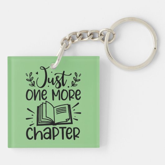 Noch ein Kapitel-Buch Schlüsselanhänger (Rückseite)
