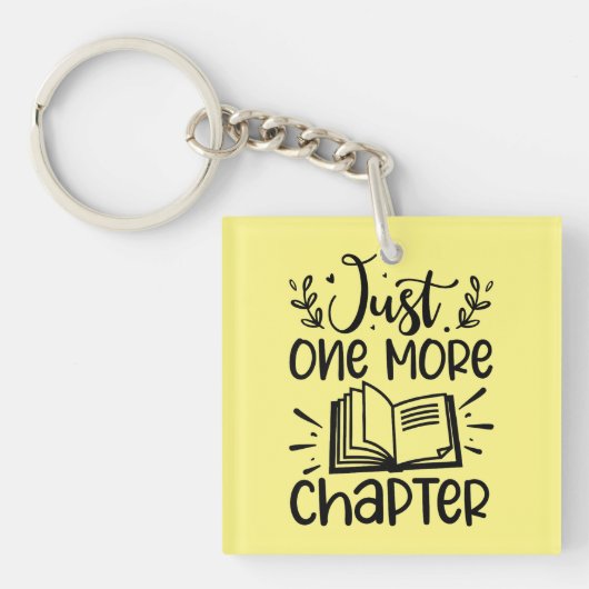 Noch ein Kapitel-Buch Schlüsselanhänger (Vorderseite)