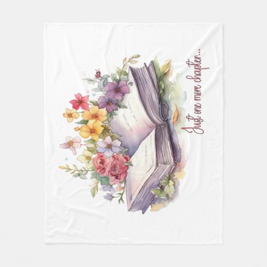 Noch ein Kapitel - buchen Sie jetzt Fleecedecke (Vorderseite)