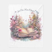 Noch ein Kapitel - buchen Sie jetzt Fleecedecke (Vorderseite)