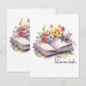 Noch ein Kapitel - buchen Sie jetzt Mitteilungskarte (Vorne/Hinten)