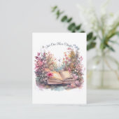 Noch ein Kapitel - buchen Sie jetzt Postkarte (Stehend Vorderseite)