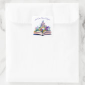 Noch ein Kapitel - buchen Sie jetzt Quadratischer Aufkleber (Tasche)