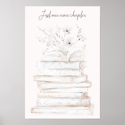 Noch ein Kapitel Buchliebhaber Poster (Vorne)