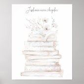 Noch ein Kapitel Buchliebhaber Poster (Vorne)