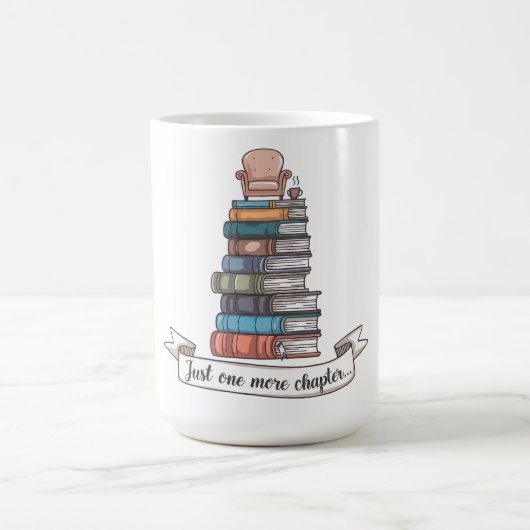Noch ein Kapitel - Cosy Book Lover Design Kaffeetasse (Mittel)