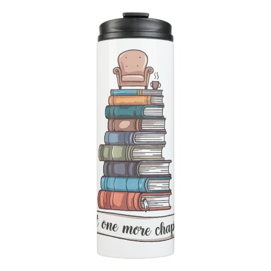 Noch ein Kapitel - Cosy Book Lover Design Thermosbecher (Vorderseite)