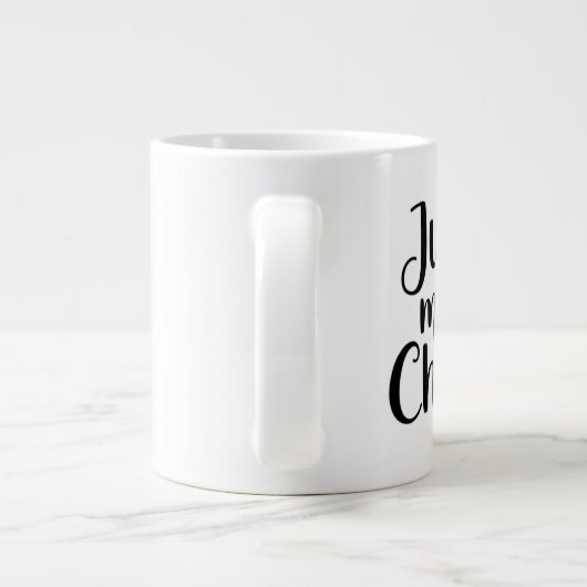 Noch ein Kapitel extra große Tasse - übertrieben (Rückseite)