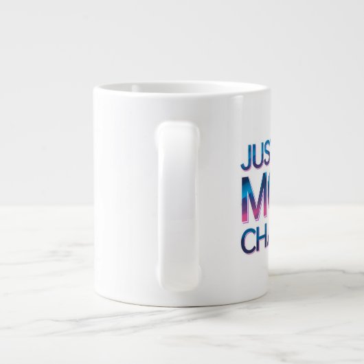 Noch ein Kapitel extra große Tasse - übertrieben (Rückseite)