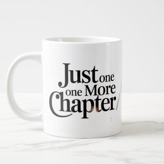 Noch ein Kapitel extra große Tasse - übertrieben (Links)