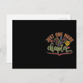 Noch ein Kapitel. Lesen ist mein Ding Postkarte (Vorne/Hinten)