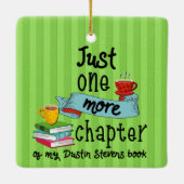 Noch ein Kapitel meines Buches von Dustin Stevens Keramikornament (Rückseite)