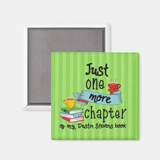 Noch ein Kapitel meines Buches von Dustin Stevens Magnet (Vorderseite/Rückseite)