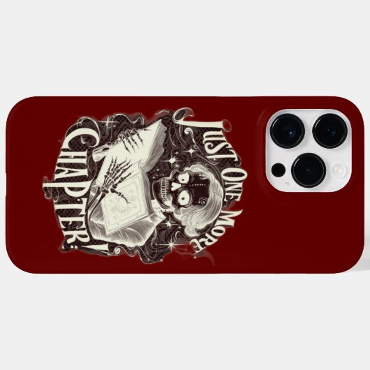 Noch ein Kapitel Skelettleser Funny Case-Mate iPhone Hülle (Rückseite (Horizontal))