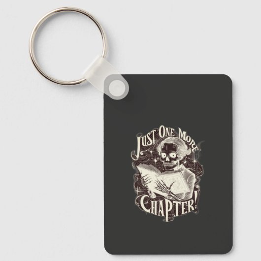 Noch ein Kapitel Skelettleser Funny Schlüsselanhänger (Vorderseite)