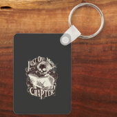 Noch ein Kapitel Skelettleser Funny Schlüsselanhänger (Rückseite)