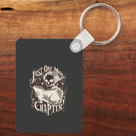 Noch ein Kapitel Skelettleser Funny Schlüsselanhänger (Rückseite)