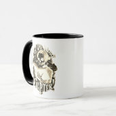 Noch ein Kapitel Skelettleser Funny Tasse (Vorderseite Links)