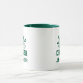 Noch ein Kapitel Tasse Grün Buchwurm (Zentrum)