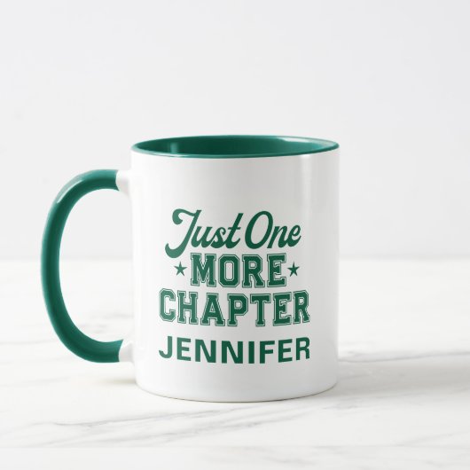 Noch ein Kapitel Tasse Grün Buchwurm (Links)