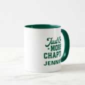 Noch ein Kapitel Tasse Grün Buchwurm (VorderseiteRechts)