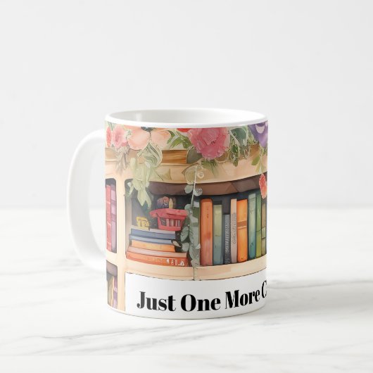 Noch ein Kapitel-Tasse-Liebhaber Kaffeetasse (Vorderseite Links)