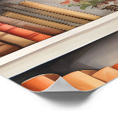 Noch ein Kapitel-Tasse-Liebhaber Poster (Ecke)