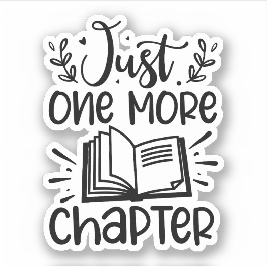 Noch ein Kapitel-Wurm Aufkleber (Vorderseite)