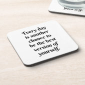 Noch ein möglicher harter Kunststoff-Untersetzer Getränkeuntersetzer (Linke Seite)