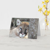 Noch ein montags Cougar Karte (Gelbe Blume)