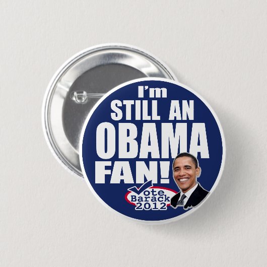 Noch ein Obama-Fan Button (Vorne & Hinten)