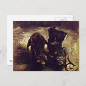 Noch ein Paar Schuhe von Vincent Van Gogh Postkarte (Vorne/Hinten)
