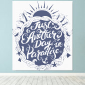 Noch ein Paradies Leinwanddruck (Insitu (Holzboden))