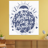 Noch ein Paradies Leinwanddruck (Insitu (Wohnzimmer))