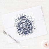 Noch ein Paradies Quadratischer Aufkleber (Umschlag)