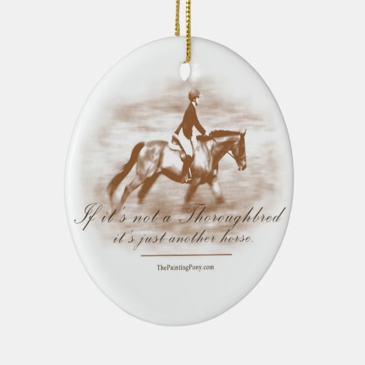 Noch ein Pferd Keramik Ornament (Rechts)