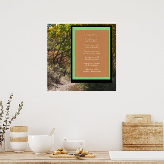 Noch ein Poster am Morgen (Küche)