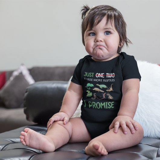 Noch ein Reptil, das ich Chameleon versprechen Baby Strampler