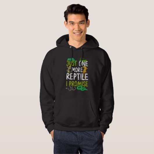 Noch ein Reptil verspreche ich Snake Lizard Gecko Hoodie (Vorne ganz)