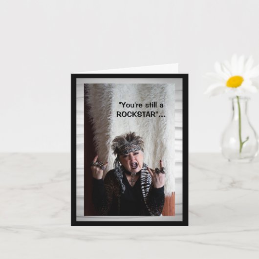 Noch ein Rockstar in meiner Träumerkarte Karte (Kleine Pflanze)