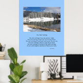 Noch ein romantisches Poster am Morgen (Heimbüro)