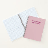 Noch ein schönes Notebook? Das wird Pink helfen Notizblock (Innenseite)
