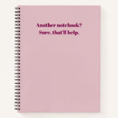 Noch ein schönes Notebook? Das wird Pink helfen Notizblock (Vorderseite)
