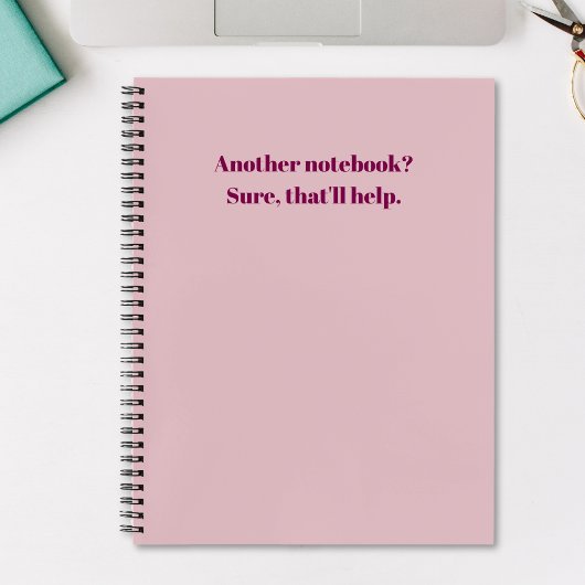 Noch ein schönes Notebook? Das wird Pink helfen Notizblock