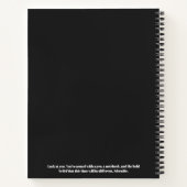 Noch ein schönes Notebook? Das wird Sarcastic helf Notizblock (Rückseite)