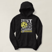 Noch ein Spiel - Funny Pickleball Player Paddle Hoodie (Design vorne)