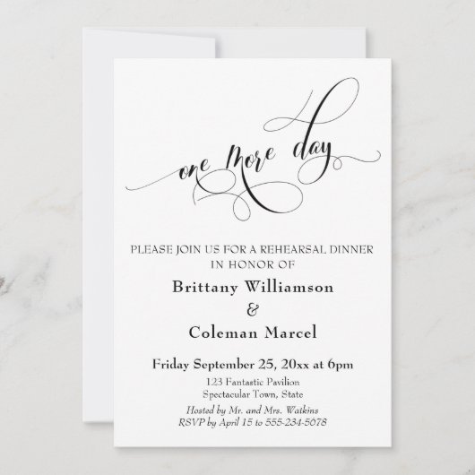 Noch ein Typografie-Probe Einladung (Vorderseite)