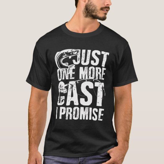 Noch ein Versprechen - Funny Fishing Lover T-Shirt (Vorderseite)
