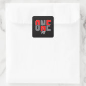 Noch ein Versuch Quadratischer Aufkleber (Tasche)